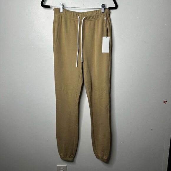 Cotton Citizen Milan Sweatpant in Sand Dune Size XS NWT Athleisure Athletic Gym - Picture 1 of 14